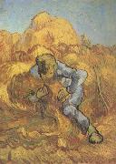 Vincent Van Gogh The Sheaf-Binder (nn04) oil on canvas